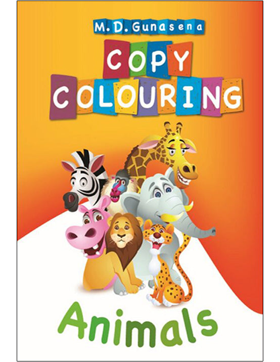 Copy Colouring - Animals