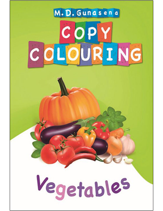 Copy Colouring - Vegetables