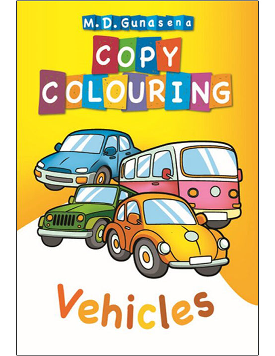 Copy Colouring - Vehicles
